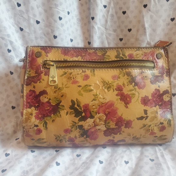 Patricia Nash Genuine Leather Floral Crossbody Bag - Picture 2 of 12